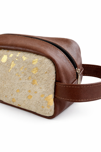 Hair-On Cowhide Dopp Kit – Real Leather. Built to Last. - Rodeo Wins 