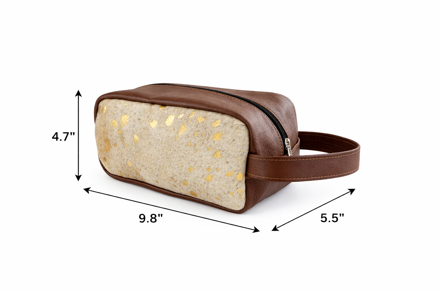 Hair-On Cowhide Dopp Kit – Real Leather. Built to Last. - Rodeo Wins 