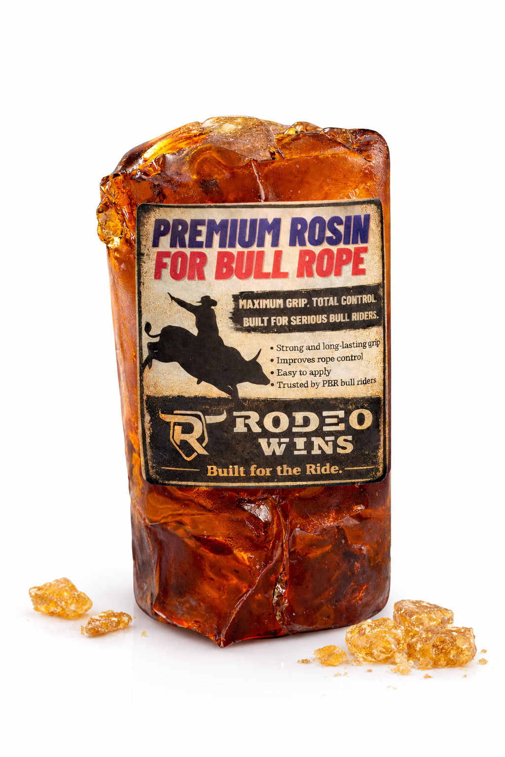 Rodeo Wins ProGrip Bull Rope Rosin Bar – Maximum Hold Performance. - Rodeo Wins 