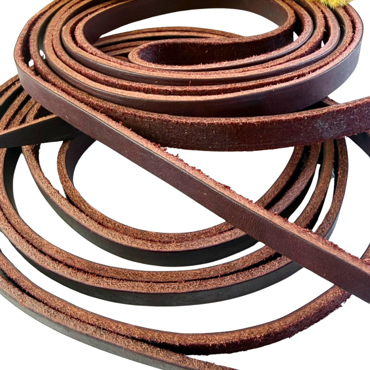 Rodeo Wins traditional Spur Straps Set for Bull Riding & Saddle Bronc – Oiled Leather. - Rodeo Wins 