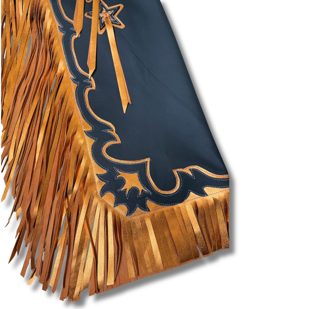 RODEO CHAPS RW28 BLACK/ORANGE - Rodeo Wins 