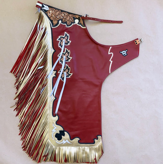 CHAPS SPECIAL RW1000 - RED/GOLD - Rodeo Wins 